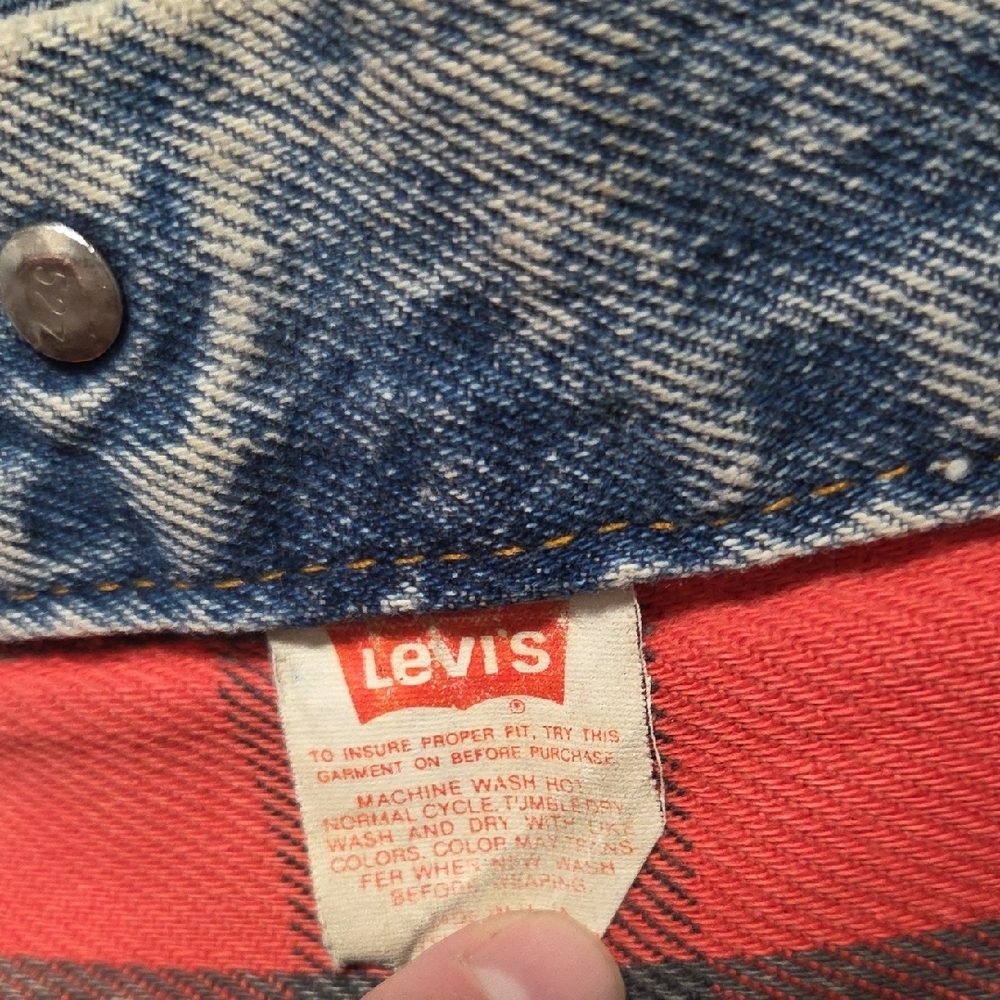 Levi's Acid Wash Blue Denim Trucker Jacket - Men - Picture 13 of 13